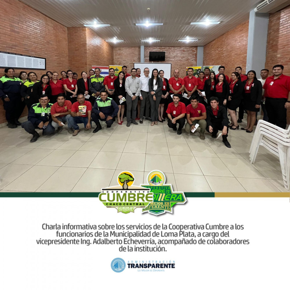 charla informativa sobre los servicios de la Cooperativa